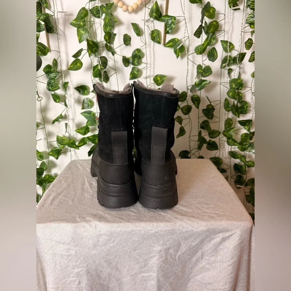 UGG Ashton Addie Waterproof Boot Black Leather